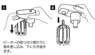 アムウェイ フードプロセッサーのウィスクの水洗い可否 – Japan